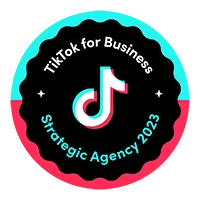 TikTok Ads Manager certification badge