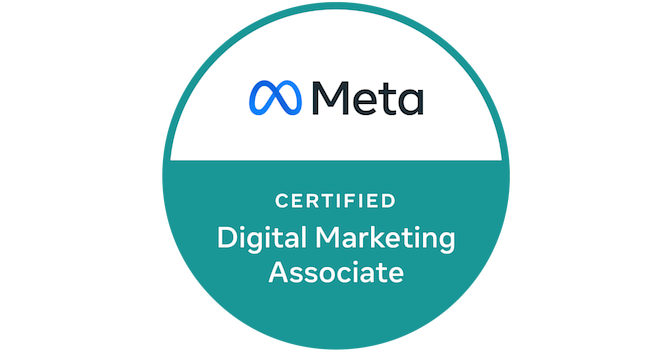 Meta Ads certification badge